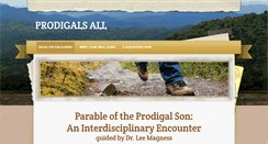 Desktop Screenshot of prodigalsall.com